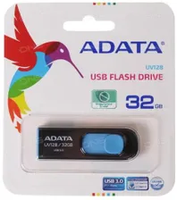 Память USB Flash 32 ГБ ADATA UV128 [AUV128-32G-RBE]