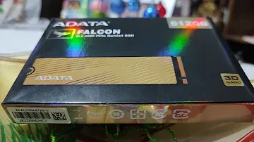 Unboxing - SSD ADATA FALCON 512GB
