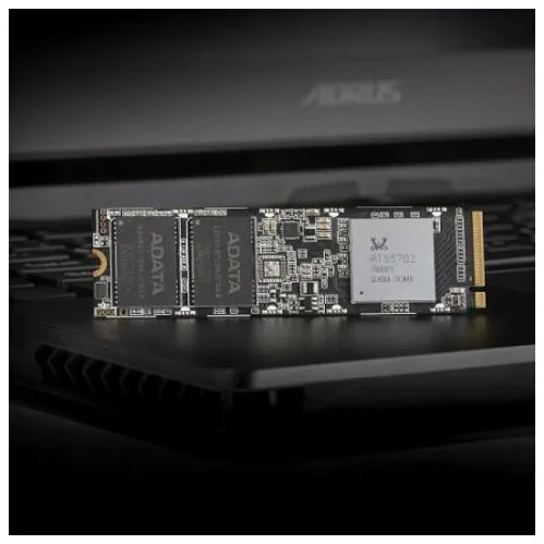 SSD M.2 ADATA 512 ГБ SX8100 (PCI-E 3.0 x4, до 3500/2400 Мбит/с, 300000 операций ввода-вывода, 3D TLC, DRAM, Nvm 1.3, 320 тбвт, 22x80 мм)-3