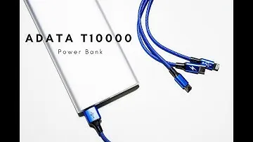 Zapasowe zasilanie do smartfona, wideorejestratora / Unboxing Power Bank ADATA T10000 10000mAh