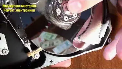 Жесткий диск Seagate 2000Gb 2Tb упал во включенном состоянии и клиент вскрыл гермозону