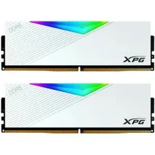 Оперативная память ADATA DDR5 32Gb (2x16Gb) 5600MHz pc-44800 XPG Lancer RGB CL36, 1.25V (AX5U5600C3616G-DCLARWH)