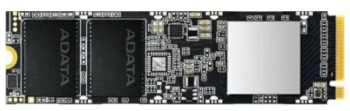 SSD M.2 ADATA 512 ГБ SX8100 (PCI-E 3.0 x4, до 3500/2400 Мбит/с, 300000 операций ввода-вывода, 3D TLC, DRAM, Nvm 1.3, 320 тбвт, 22x80 мм)-1