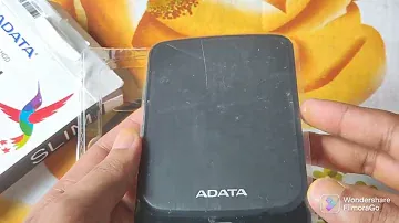 ADATA HV320 2TB Slim Compact Portable External HDD Unboxing!!!