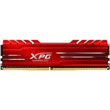 Оперативная память DDR4 ADATA 8GB 3200 DIMM XPG GAMMIX D10 Red Gaming Memory Non-ECC, CL16, 1.35V, Heat Shield, RTL (AX4U32008G16A-SR10)