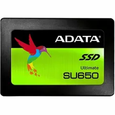 Жесткий диск SSD 2.5" 480GB ADATA SU650 Client SSD ASU650SS-480GT-R SATA 6Gb/s, 520/450, IOPS 40/75K, MTBF 2M, 3D TLC, DRAM less, 280TBW, Retail (461179)