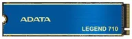 M.2 2280 256GB ADATA LEGEND 710 Client SSD [ALEG-710-256GCS] PCIe Gen3x4 with NVMe, 2400/1000, IOPS 90/150K, MTBF 1.5M, 3D NAND, 130TBW, 0,23DWPD, Heat Sink,