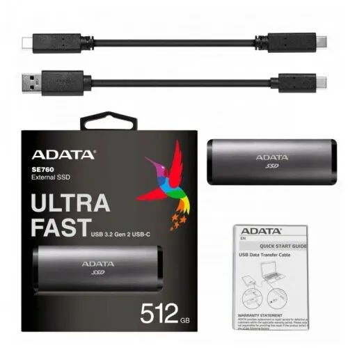 Твердотельный накопитель ADATA SE760-3