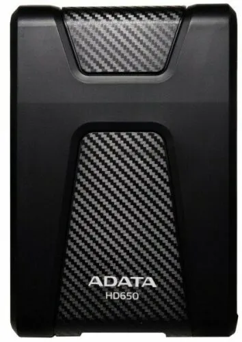 2 ТБ Внешний жесткий диск ADATA A-Data USB 3.1 2Tb AHD650-2TU31-CBK HD650 DashDrive Durable 2.5" (00000137808), черный