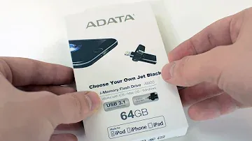 Распаковка флэш-накопителя ADATA AI920 i-Memory