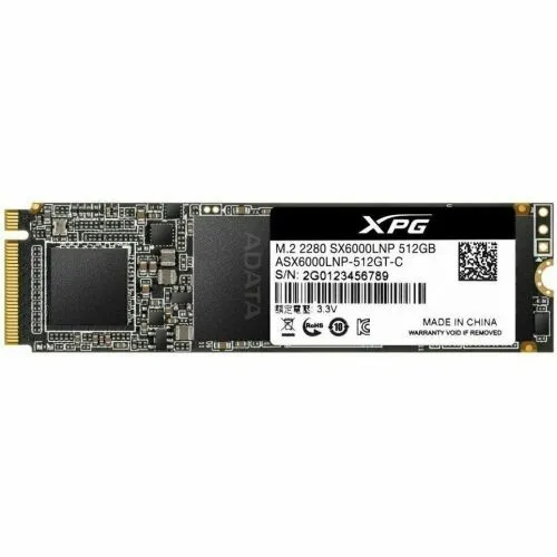 Диск SSD ADATA XPG SX6000 Pro M.2 2280 2TB PCIe NVMe 3.0 x4, ASX6000PNP-2TT-C