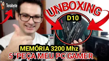 Memoria XPG D10 DDR4 3200 Mhz! (Unboxing + Reviews) 5° PEÇA PC GAMER DO DENI!