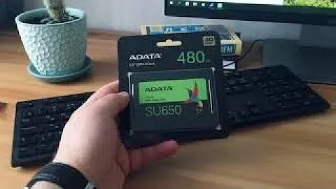 ssd Adata SU650 Распаковка\Unboxing