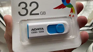 Тест флэшки ADATA C008 CLASSIC 32G. 6 лет гарантии дают и 10 лет срок службы. USB Flash Drive. 👍