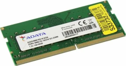 Оперативная память DDR4 SO-DIMM ADATA AD4S266616G19-SGN 16Gb PC4-21300 (for NoteBook)-0