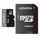 Карта памяти ADATA microSDHC 16 ГБ Class 10, UHS-I, адаптер на SD