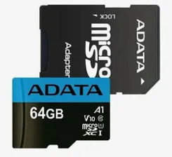 Флеш накопитель, карты памяти ADATA AUSDX64GUICL10A1-RA1