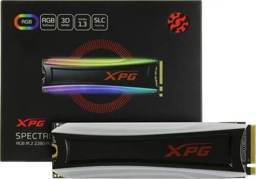 512 ГБ Внутренний SSD диск ADATA XPG SPECTRIX S40G RGB M.2 PCI-E 3.0 (AS40G-512GT-C)-3