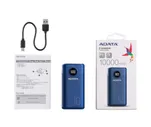 ADATA Аккумулятор ADATA P10000QCD, синий