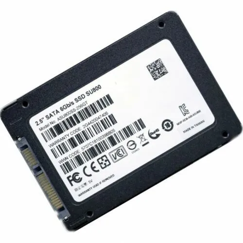 ADATA "2.5" 256GB Ultimate SU800 Client SSD [ASU800SS-256GT-C] SATA 6Gb/s, 560/520, IOPS 85/80K," "MTBF 2M, 3D V-NAND TLC, 200TBW, Adapter 2.5" (7mm to 9.5mm), Retail (967250)"-2