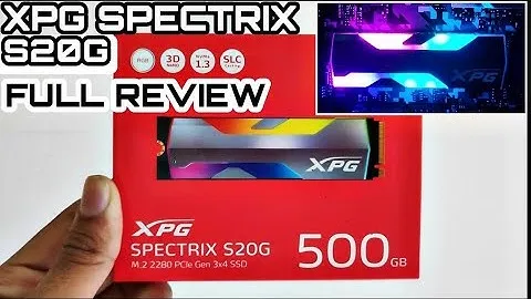 XPG SPECTRIX S20G NVME M.2 Full Review | Unboxing | RGB Settings