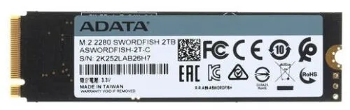 Твердотельный накопитель ADATA 2 ТБ M.2 ASWORDFISH-2T-C-3