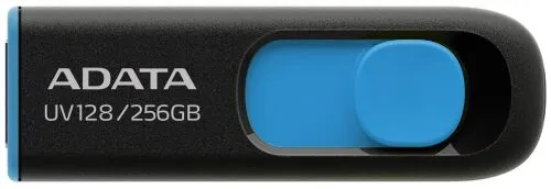 Накопитель USB 2.0 ADATA AUV128-256G-RBE BLACK+BLUE RETAIL