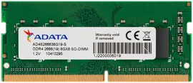 Модуль памяти SODIMM DDR4 8GB ADATA AD4S26668G19-SGN Premier PC4-21300 2666MHz CL19 1.2V