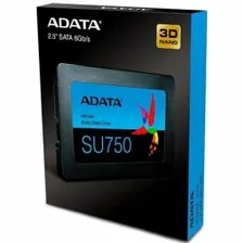 SSD диск ADATA 2.5" SU750 Client 512 Гб SATA III 3D NAND TLC ASU750SS-512GT-C