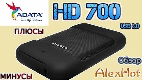 ADATA HD700 1Tb. Внешний жёсткий диск. Обзор. Плюсы и минусы.