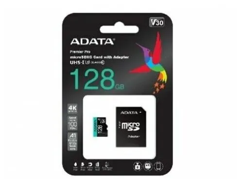 Карта памяти ADATA Premier Pro microSDXC 128 ГБ (AUSDX128GUI3V30SA2-RA1)-3