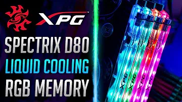 Память ADATA XPG SPECTRIX D80 DDR4 RGB с жидкостным охлаждением - Обзор