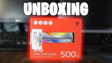 Unboxing SSD M.2 SPECTRIX S20G 500GB