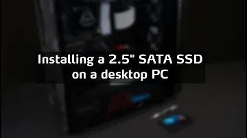 How to Instal an 2.5 inch SATA SSD on a desktop PC - ADATA