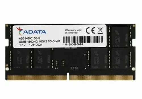 Оперативная память ADATA 16 ГБ SO-DIMM 1x16 ГБ (AD5S480016G-S)-1