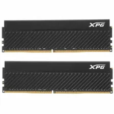 Модуль памяти ADATA 64GB (2x32GB) DDR4 UDIMM, XPG GAMMIX D45, 3200MHz CL16-20-20, 1.35V, черный радиатор