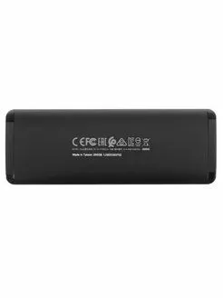 SSD жесткий диск ADATA ASE760-256GU32G2-CBK, USB-C 256GB ADATA-4