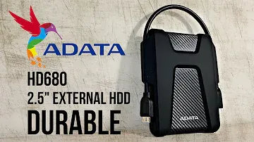 Обзор внешнего жесткого диска ADATA HD680/Overview of the external hard drive ADATA HD680
