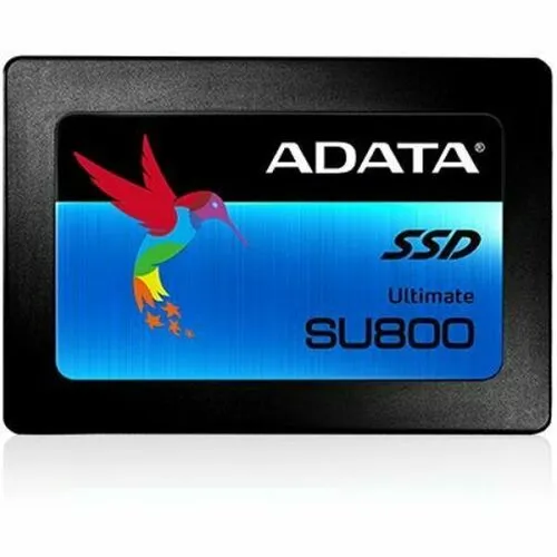 Жесткий диск SSD 2.5" 512GB ADATA Ultimate SU800 Client SSD ASU800SS-512GT-C SATA 6Gb/s, 560/520, IOPS 85/85K, MTBF 2M, 3D V-NAND TLC, 400TBW, Adapter 2.5" (7mm to 9.5mm), Retail (967267)