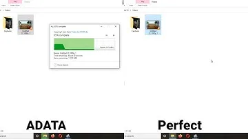 ADATA uv360 Vs Perfect Dataman 32GB flashdrive speed test | pendrive