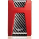 ADATA DashDrive Durable HD650 - Festplatte - 2 TB - extern (tragbar) - 2.5" (6.4 cm) - USB 3.1 - 256-Bit-AES - Rot (AHD650-2TU31-CRD)