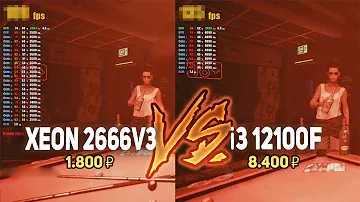 Xeon 2666v3 vs i3 12100f ЖАРКАЯ БИТВА!!