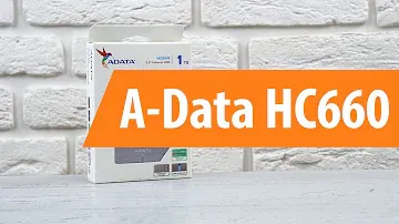 Распаковка внешнего HDD A-Data HC660/ Unboxing A-Data HC660