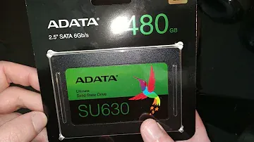 Adata Ultimate SU630 480GB 3D Nand Flash Unboxing & Speedtest (ASU630SS-480GQ-R)