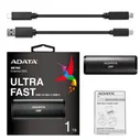 Внешний SSD накопитель ADATA SE760, 256 ГБ, черный, ASE760-256GU32G2-CBK