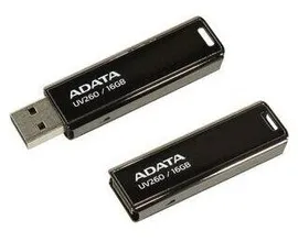 Флешка ADATA UV260 16 ГБ, черный