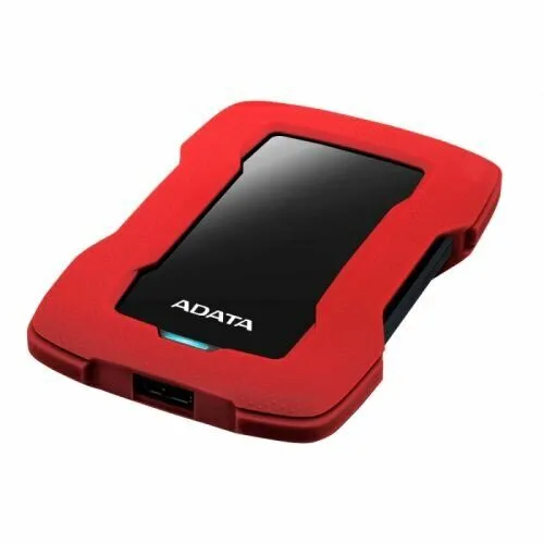 ADATA "2.5" 1TB HD330 [AHD330-1TU31-CRD] USB 3.1, LED Indicator, Shock Sensor Protection," Win/Mac/Linux, Red, RTL {20}, (465481)
