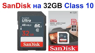 SD Карта памяти SanDisk на 32GB SDHC Ultra Class 10 UHS-I !!!