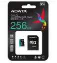 Карта памяти 256Gb MicroSD ADATA + SD адаптер (AUSDX256GUI3V30SA2-RA1)