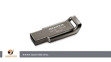 ADATA UV131 32GB USB 3.0 Metallic Texture & Easy-to-go Flash Drive, Grey (AUV131-32G-RGY) |